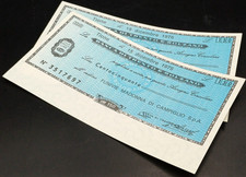 MINI ASSEGNO LIRE 150 - BANCA