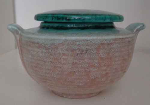 Scatola verde ceramica - ceramica, smf