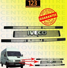 KIT 3 pz GRIGLIA ANTERIORE IVECO DAILY 1996> GRIGLIA VENTILAZIONE PARAURTI