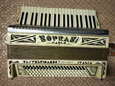 fisarmonica vintage 120 bassi Paolo SOPRANI anno 1930 