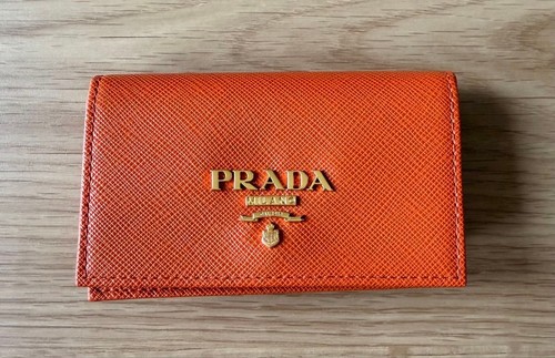 Prada porta carte pelle - prada,