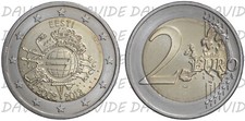 ESTONIA 2012 - 2 EURO - 10° ANN. CIRCOLAZIONE MONETE E BANCONOTE EURO