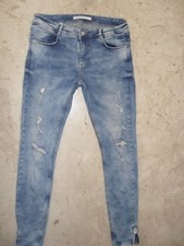 Jeans ZARA Slim, skinny Tg 38 ( 42 ita ) in Denim  Strech COMPRALO SUBITO