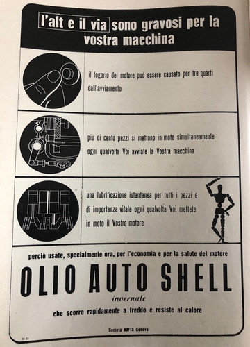 Pubblicità epoca 1940 - pubblicità,