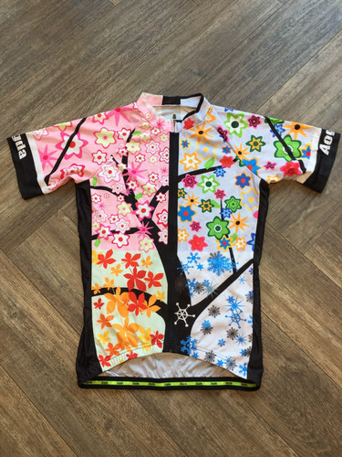 Aogda maglia ciclismo floreale - aogda,