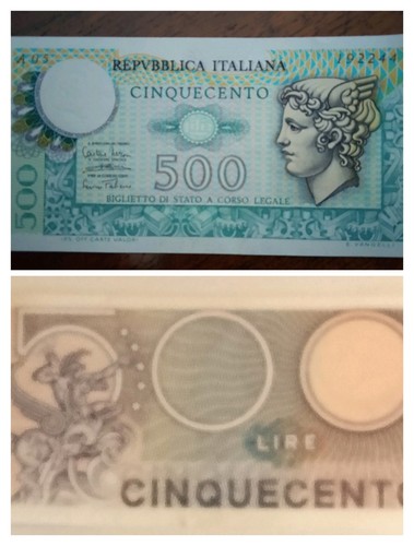 Banconota 500 lire - banconota,