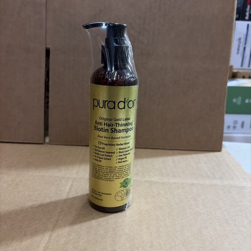 Pura oz shampoo biotina - d'or, 8