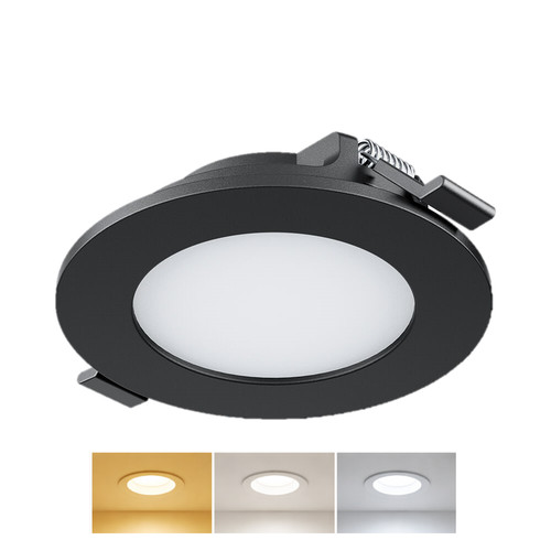 Faretto led incasso nero - da, 3w