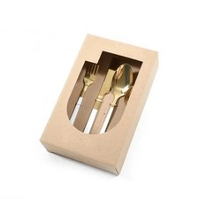 Set 24 posate oro lucido in acciaio