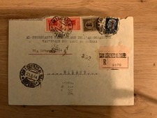 STORIA POSTALE RSI affrancatura d’emergenza