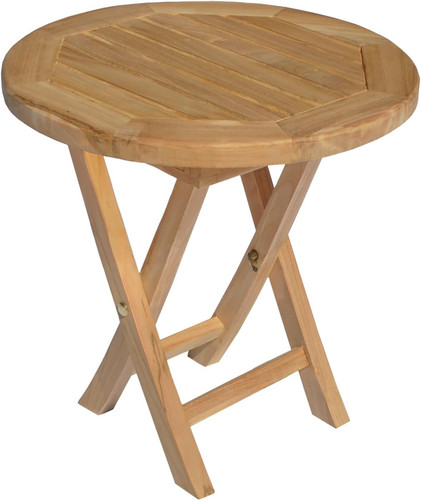 Tavolino rotondo teak - tavolino,