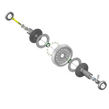 MIP Super Ball Diff, Tamiya Blackfoot / Monster Beetle / Subaru Brat / The Frog