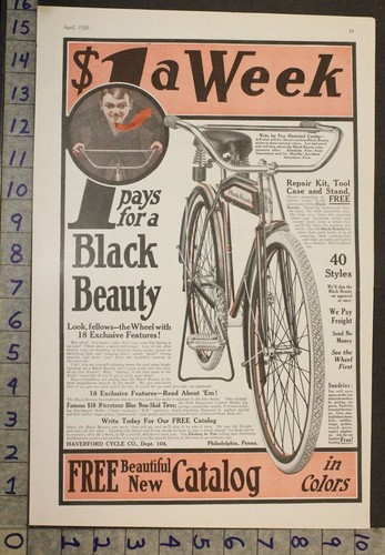 1920 bicicletta nera beauty - bicicletta,