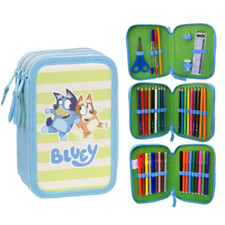 ASTUCCIO SCUOLA BLUEY MULTISCOMPARTO 3 ZIP PORTACOLORI GIOTTO - 0945