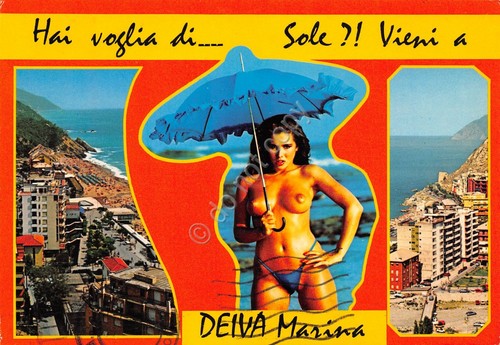 Cartolina deiva marina - deiva, vedute