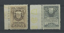 SAN MARINO 1907 STEMMI 2V. 4 ** LUSSO