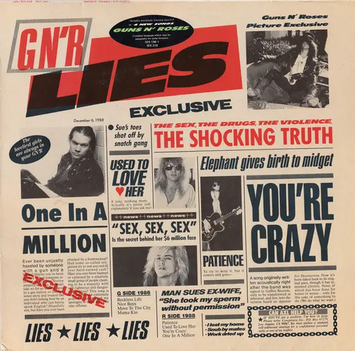 Guns roses n r lies - guns,
