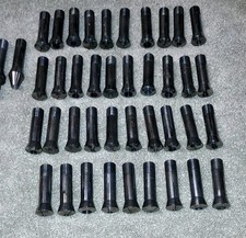 Set 41 collettori Whitcomb 10mm, tornio orologiaio vedi descrizione per misure.