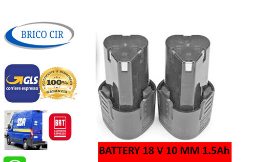 Batteria litio 18v 5ah 76mm - litio,