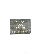 Targa Vintage PERICOLO DI