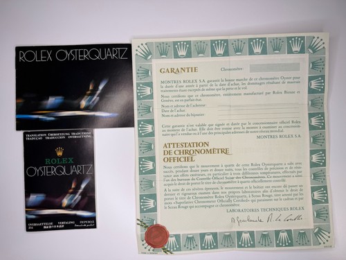 Rolex original 100 warranty - rolex,