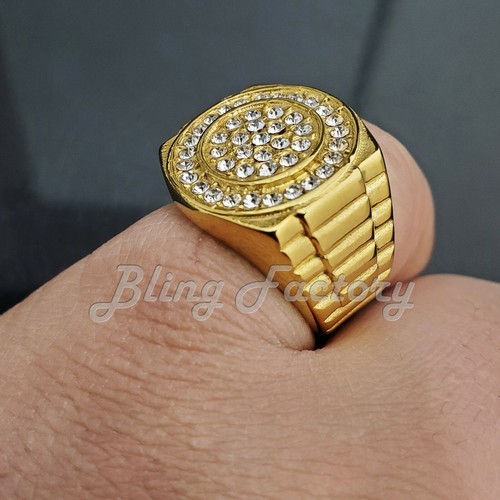 Anello acciaio inox hip hop - inox,