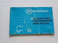 Piaggio Vespa PK 50 XL V5X3T manuale uso manutenzione libretto originale