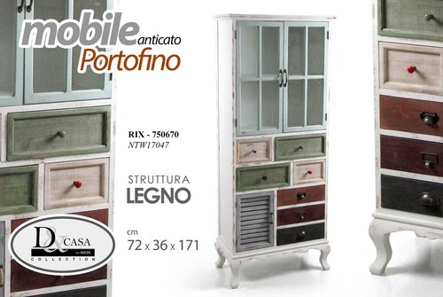 Mobile anticato vetrina - mobile,
