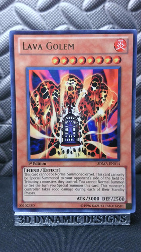 Yugioh golem lava - golem, sdma-en014