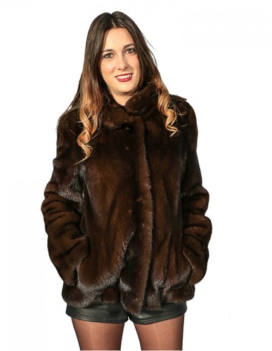 Pelliccia donna giacca - donna, mogano