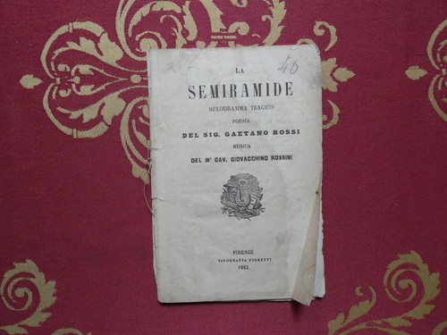 Semiramide melodramma - la,