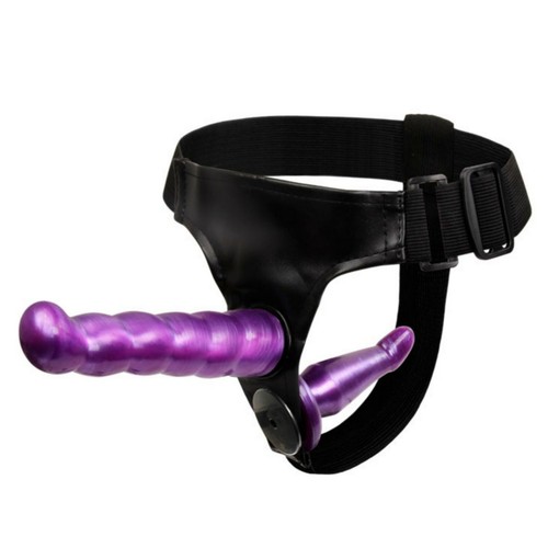 Cintura strap doppio viola - cintura,