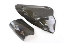 DUCATI 848 PARACALORE COLLETTORE DI SCARICO POSTERIORE IN CARBONIO 07 - 13 REAR 