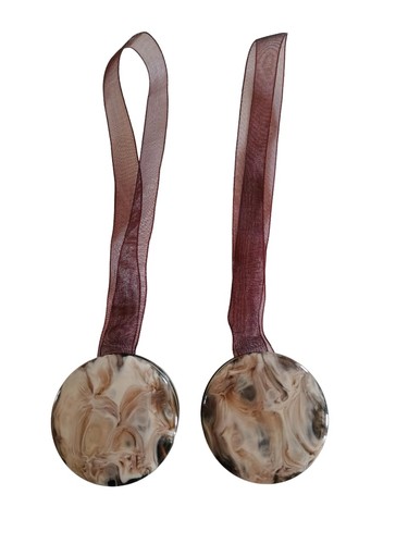 Coppia calamite per tende - di,