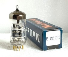 1 x tubo NOS E88CC 6922 Mullard Telefunken E88CC/01 diamond
