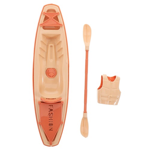 Set ornamento canoa plastica - canoa,