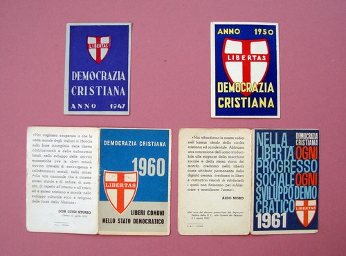 Tessere democrazia cristiana - tessere,