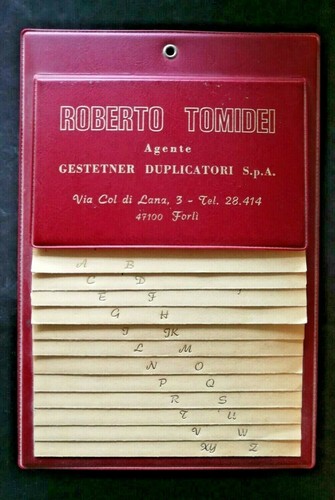 Rubrica pubblicitaria vintage - pubblicitaria,