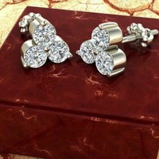 Orecchini a grappolo diamanti