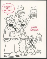 Foto firmata 8x10 MORT WALKER