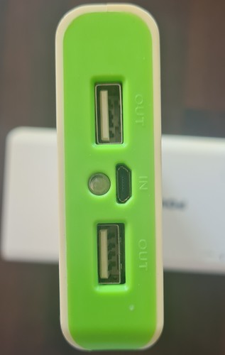 Green 20000mah power - bank, usb