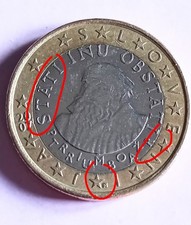 Moneta 1 Euro 2007 Slovenia