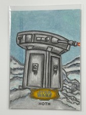 Topps Star Wars 2024 Hyperspace Sketch Auto 1/1 Albino Ryno