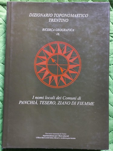 Dizionario toponomastico - dizionario,