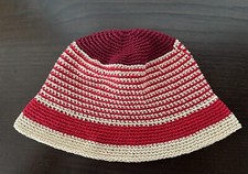 Cappello uncinetto COTONE crochet hat unisex fatto a mano