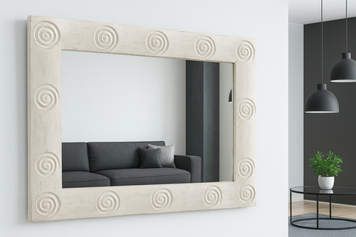 Specchio artigianale legno - artigianale,