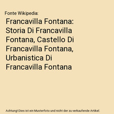 Francavilla Fontana: Storia Di