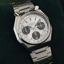 Citizen Bullhead cronografo ottagonale quadrante panda automatico 67-9356