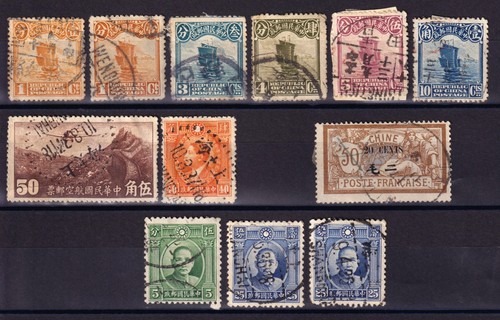 Lot timbres chine - timbres,