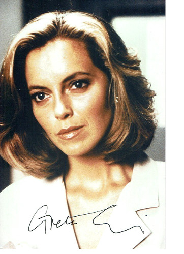 Greta scacchi autografo - greta,